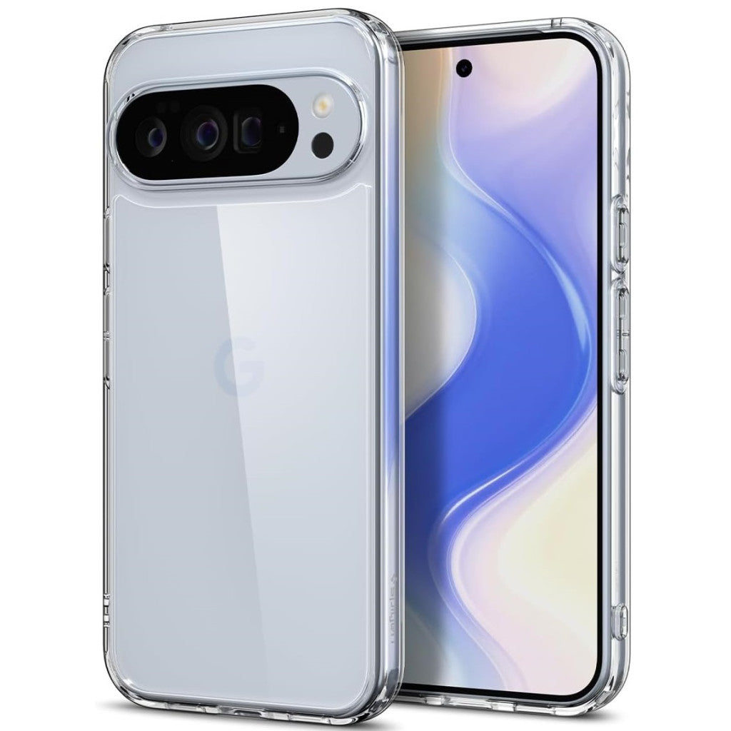 Spigen Ultra Hybrid Pixel 10 / Pixel 10 Pro tok, Crystal Clear, átlátszó