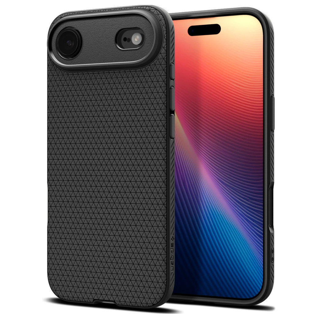 Spigen Liquid Air Apple iPhone Air (2025) tok, Matte Black, fekete