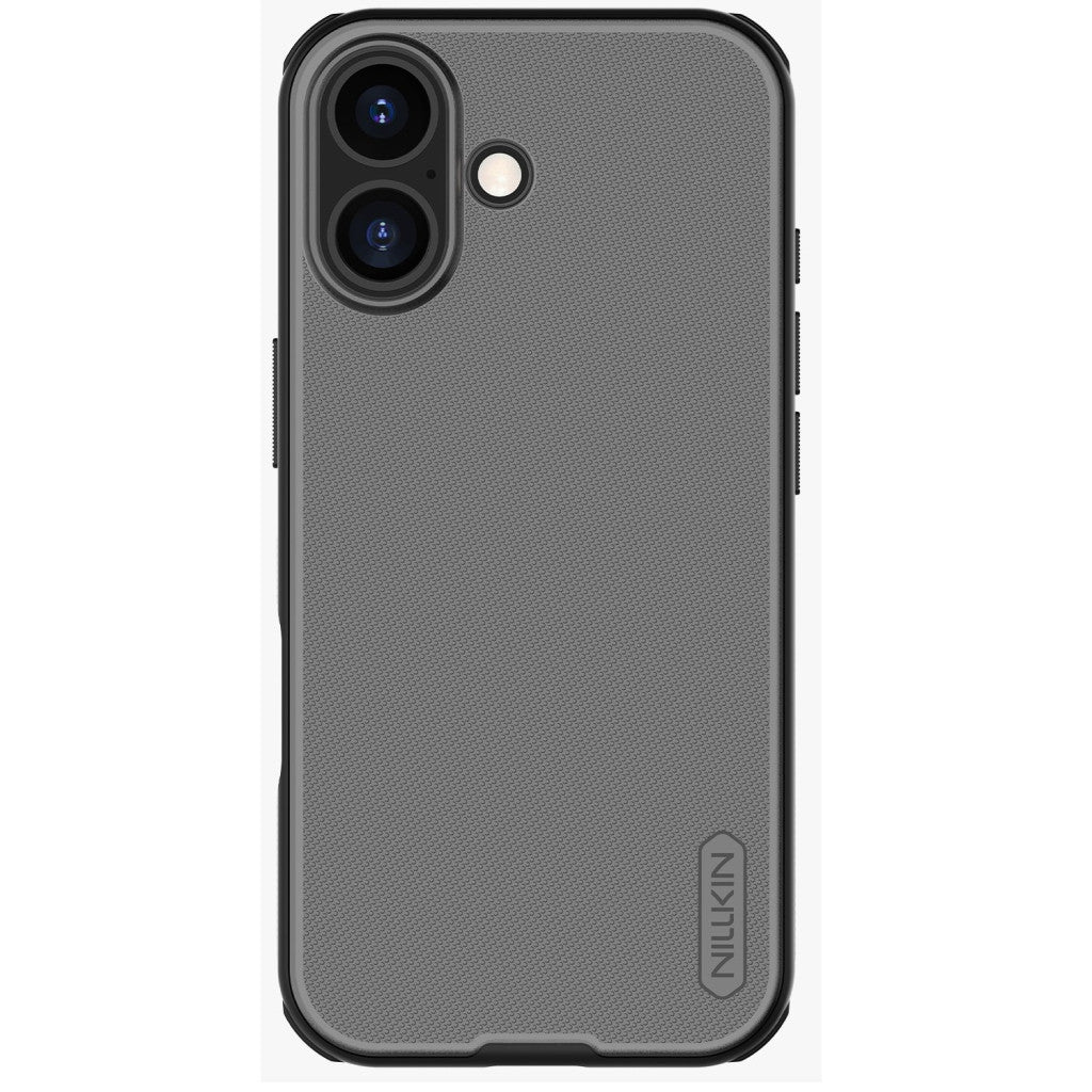 Nillkin Super Frosted PRO Apple iPhone 17 műanyag hátlap tok, átlátszó-fekete