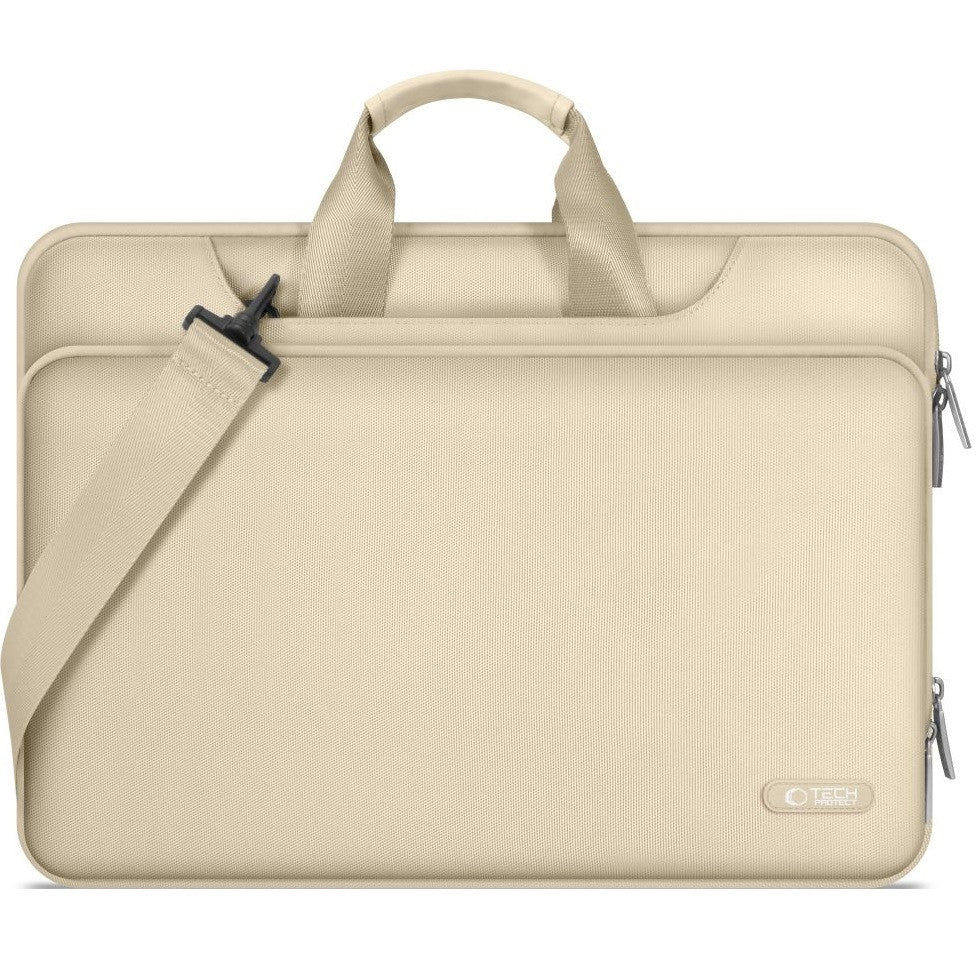 Laptop táska, 15 - 16" készülékhez, vállpánttal, TP Pocket Bag, bézs – 15-16" laptop táskák a Tech Protect kínálatából | Domshop