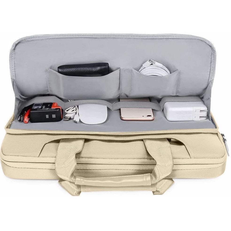 Laptop táska, 15 - 16" készülékhez, vállpánttal, TP Pocket Bag, bézs – 15-16" laptop táskák a Tech Protect kínálatából | Domshop