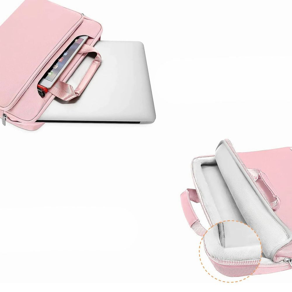 Laptop táska, 15 - 16" készülékhez, vállpánttal, TP Pocket Bag, rózsaszín – 15-16" laptop táskák a Tech Protect kínálatából | Domshop