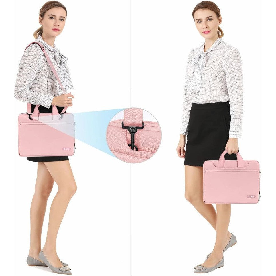 Laptop táska, 15 - 16" készülékhez, vállpánttal, TP Pocket Bag, rózsaszín – 15-16" laptop táskák a Tech Protect kínálatából | Domshop