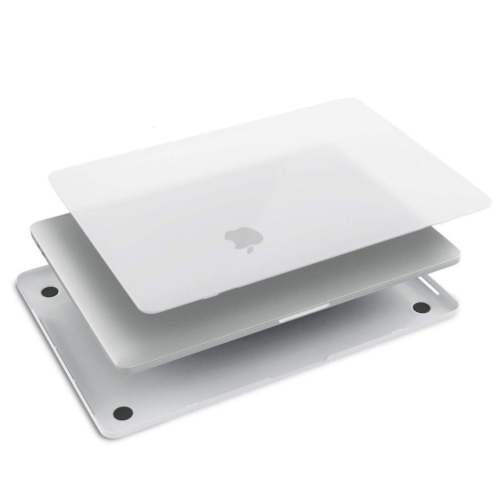 Apple MacBook Air 13 (2022 / 2023 / 2024), Műanyag hátlap védőtok, Tech Protect SmartShell, átlátszó