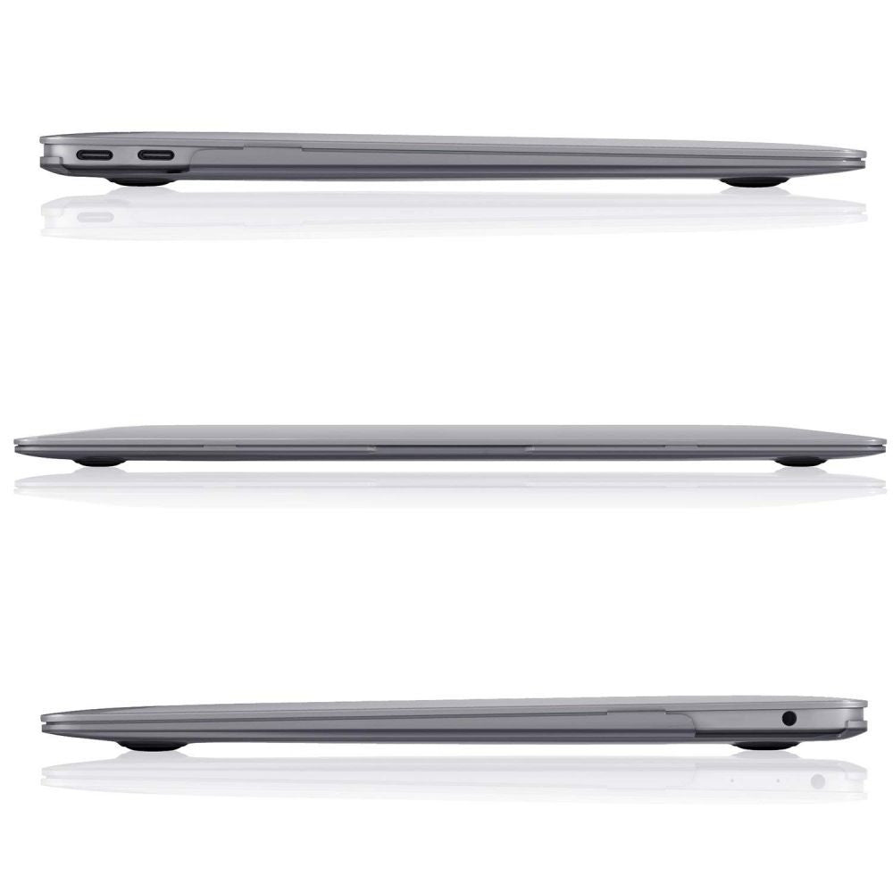 Apple MacBook Air 13 (2022 / 2023 / 2024), Műanyag hátlap védőtok, Tech Protect SmartShell, átlátszó