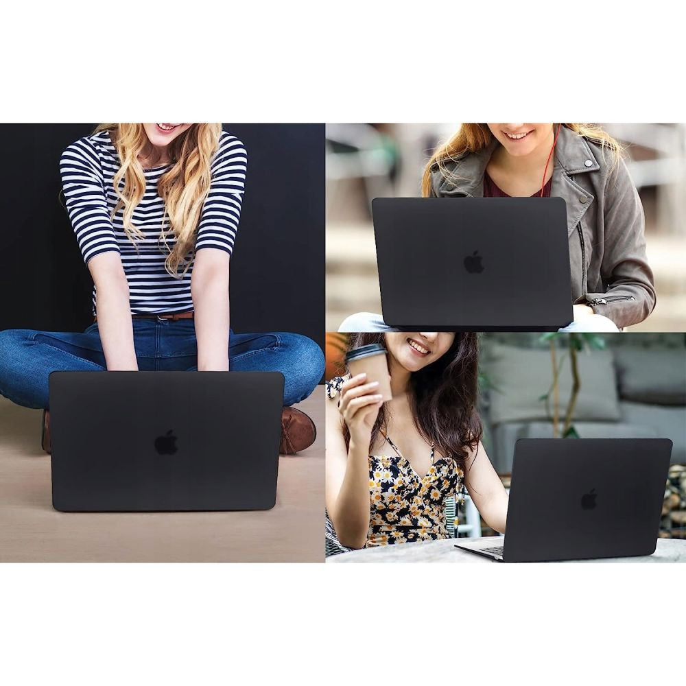 Apple MacBook Pro 14 (2021 - 2024), Műanyag hátlap védőtok, Tech Protect SmartShell, fekete – MacBook Pro 14" tok a Tech Protect kínálatából | Domshop