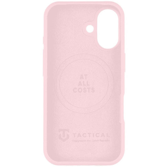 Apple iPhone 17, Szilikon tok, mikrofiber plüss belső, Magsafe kompatibilis, Tactical MagForce Velvet Smoothie, rózsaszín