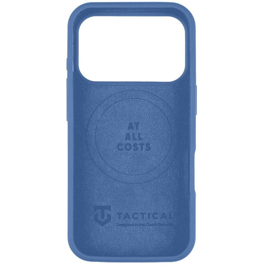 Apple iPhone 17 Pro, Szilikon tok, mikrofiber plüss belső, Magsafe kompatibilis, Tactical MagForce Velvet Smoothie, kék