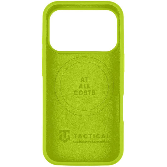 Apple iPhone 17 Pro, Szilikon tok, mikrofiber plüss belső, Magsafe kompatibilis, Tactical MagForce Velvet Smoothie, világoszöld