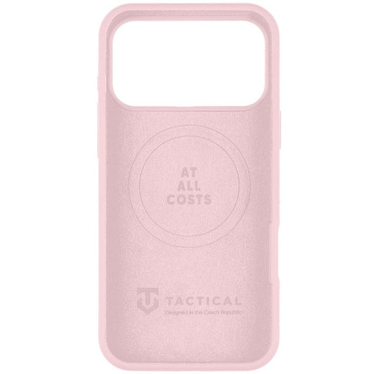 Apple iPhone 17 Pro Max, Szilikon tok, mikrofiber plüss belső, Magsafe kompatibilis, Tactical MagForce Velvet Smoothie, rózsaszín