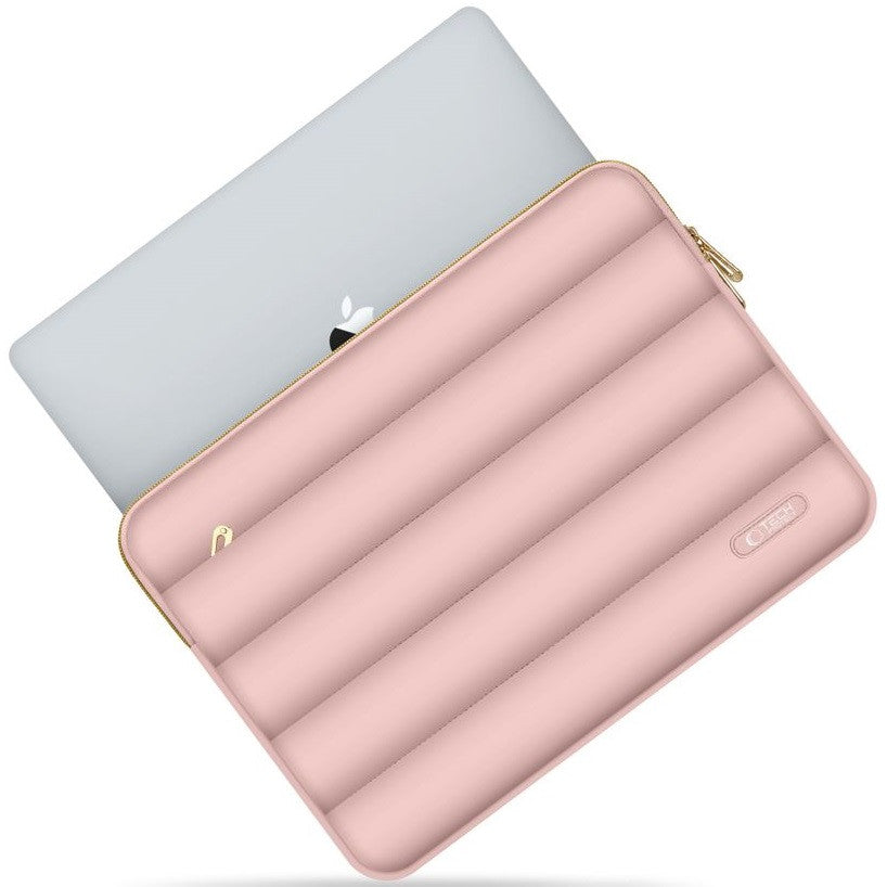 Laptop táska, 15 - 16" készülékhez, TP Puffy, rózsaszín – 15-16" laptop táskák a Tech Protect kínálatából | Domshop