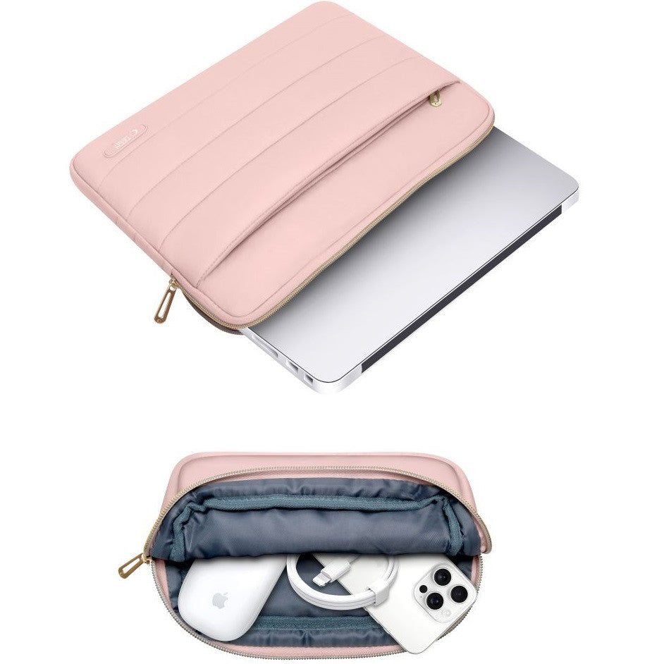 Laptop táska, 15 - 16" készülékhez, TP Puffy, rózsaszín – 15-16" laptop táskák a Tech Protect kínálatából | Domshop