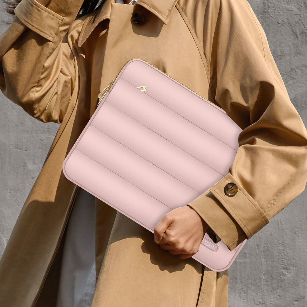 Laptop táska, 15 - 16" készülékhez, TP Puffy, rózsaszín – 15-16" laptop táskák a Tech Protect kínálatából | Domshop
