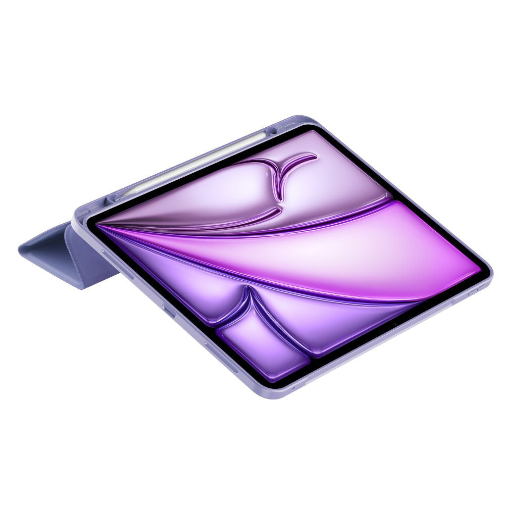 Apple iPad Air 13 (2024 / 2025), mappa tok, közepesen ütésálló, érintőceruza tartó, érintőceruza nélkül, Smart Case, TP SC Pen Holder, lila – iPad Air 13" (2024/2025) tok a Tech Protect kínálatából | Domshop