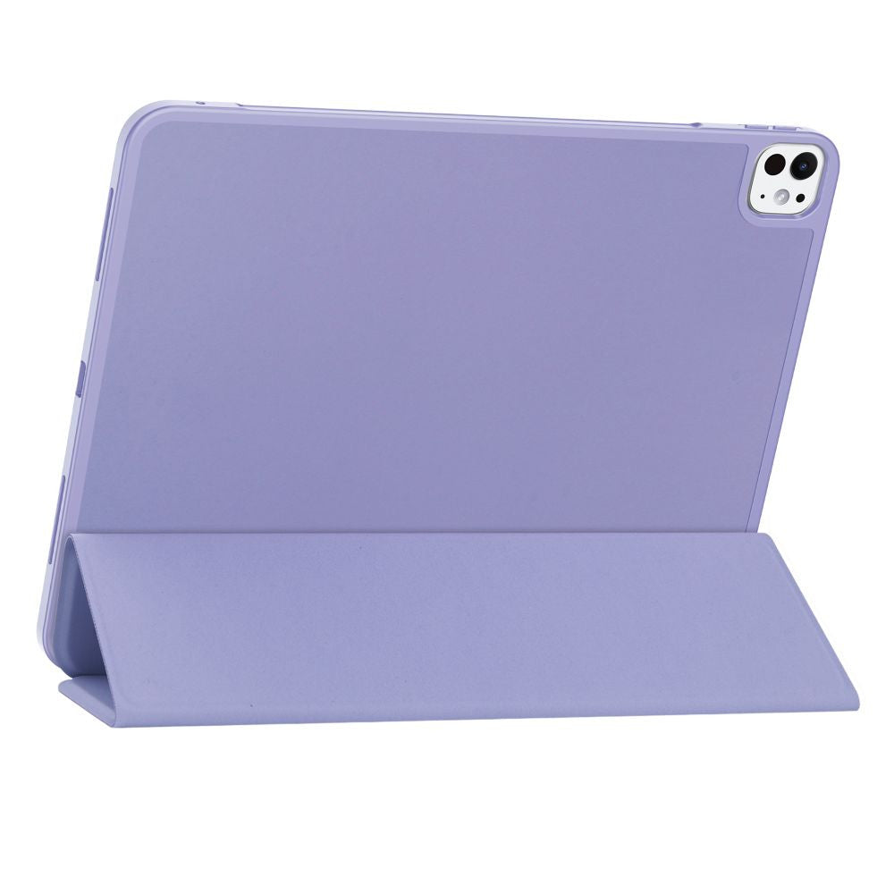 Apple iPad Pro 13 (2024), mappa tok, közepesen ütésálló, érintőceruza tartó, érintőceruza nélkül, Smart Case, TP SC Pen Holder, lila – iPad Pro 13" (2024) tok a Tech Protect kínálatából | Domshop