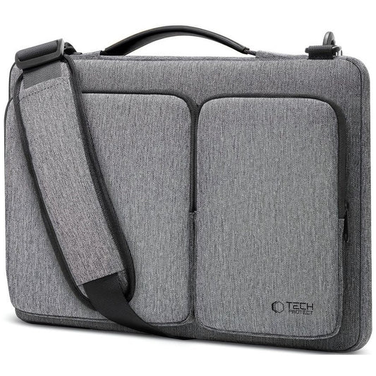 Laptop táska, 13 - 14" készülékhez, vállpánttal, TP Defender Bag, szürke – 12-14" laptop táskák a Tech Protect kínálatából | Domshop