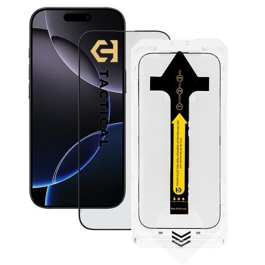 Tactical Impact Barrier Apple iPhone 17 Pro Max tempered glass kijelzővédő fólia felhelyező kerettel - iPhone 17 Pro Max fólia a Domshop kínálatából