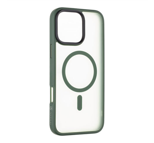 Tactical MagForce Hyperstealth Apple iPhone 16 Pro Max MagSafe kompatibilis tok, áttetsző/sötétszöld - iPhone 16 Pro Max tok a Domshop kínálatából