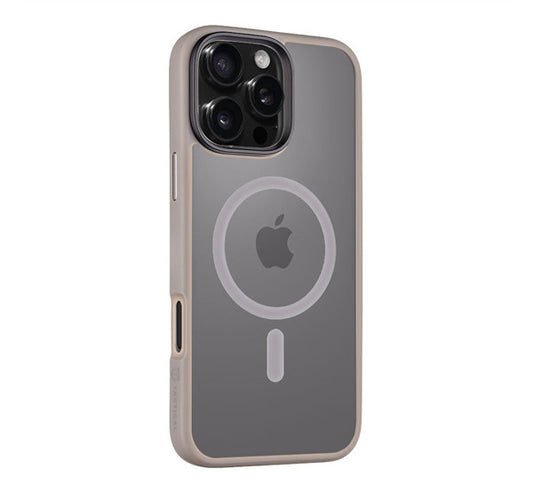 Tactical MagForce Hyperstealth Apple iPhone 16 Pro Max MagSafe hátlap tok, áttetsző/világosszürke