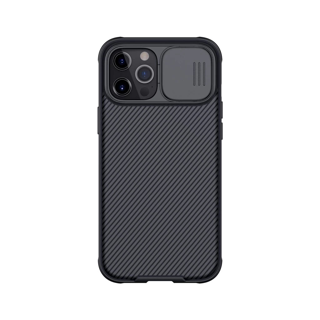 Nillkin CamShield PRO kemény tok Apple iPhone 12 Pro Max 6.7 készülékhez fekete