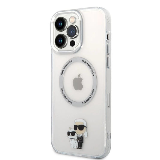 Karl Lagerfeld IML Karl and Choupette MagSafe tok iPhone 13 Pro Max készülékhez átlátszó