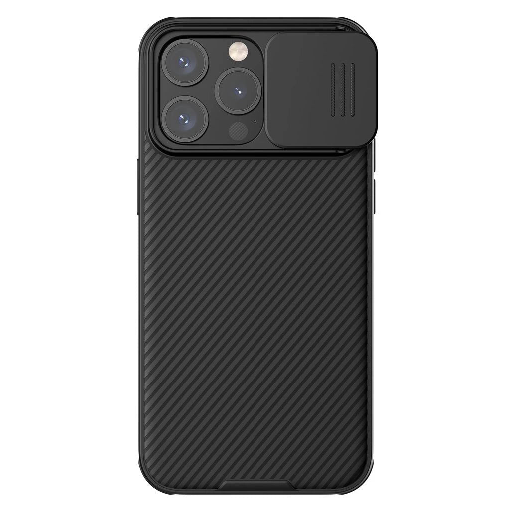 Nillkin CamShield PRO mágneses kemény tok Apple iPhone 15 Pro készülékhez fekete