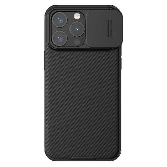 Nillkin CamShield PRO kemény tok Apple iPhone 15 Pro Max készülékhez fekete