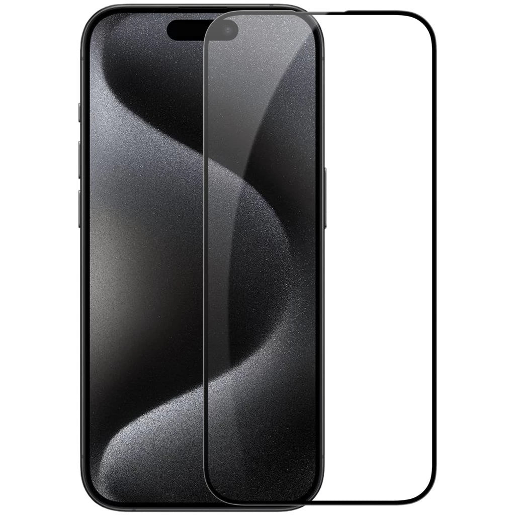 Nillkin edzett üveg 2.5D CP+ PRO – Apple iPhone 15 Pro készülékhez – fekete