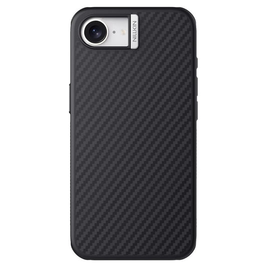 Nillkin Synthetic Fiber PRO mágneses kemény tok Apple iPhone 16e készülékhez ezüst