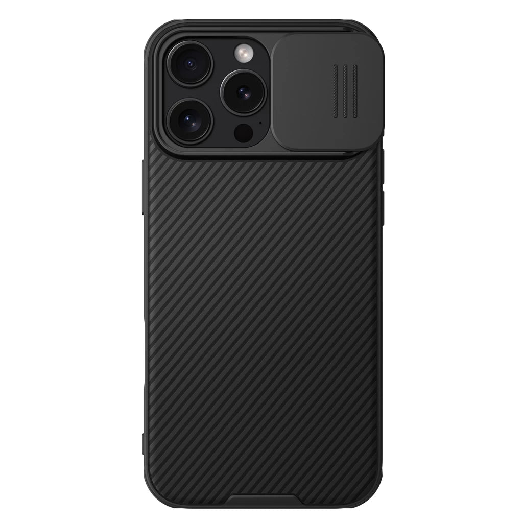 Nillkin CamShield PRO mágneses kemény tok Apple iPhone 16 Pro Max készülékhez fekete