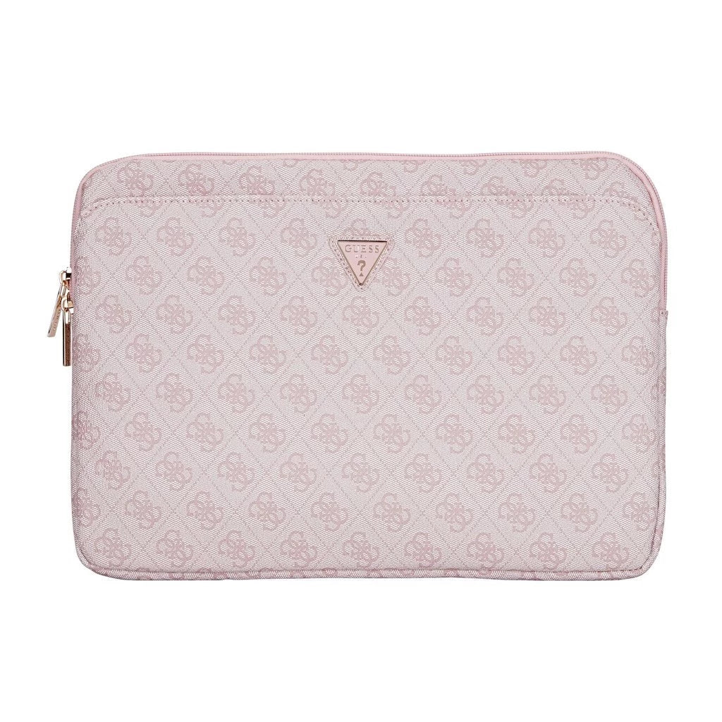 Guess PU 4G Triangle Logo tok Notebook 14" készülékhez rózsaszín