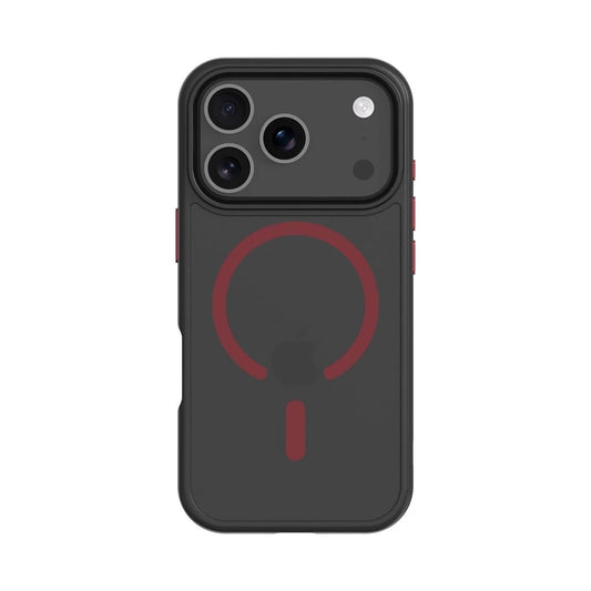 Tactical MagForce Hyperstealth 2.0 tok iPhone 17 Pro készülékhez fekete/piros