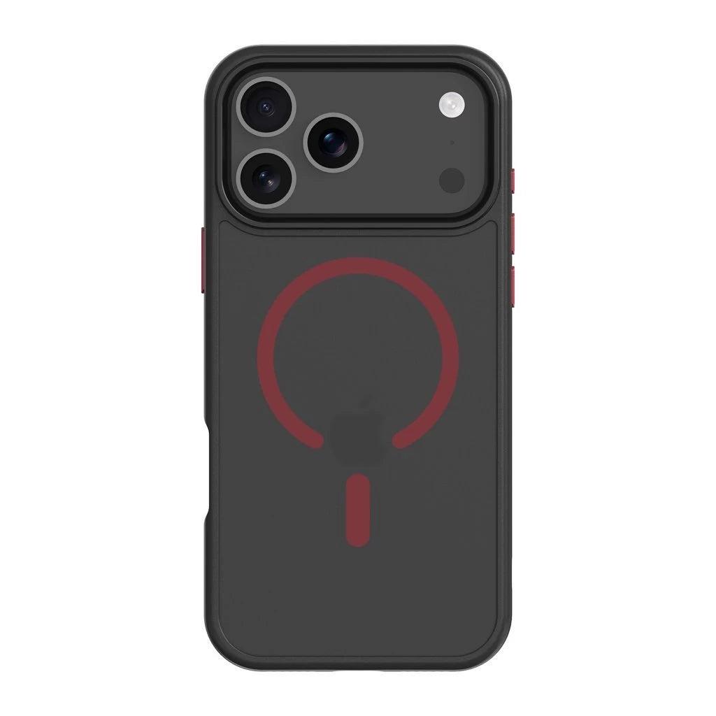 Tactical MagForce Hyperstealth 2.0 tok iPhone 17 Pro Max készülékhez fekete/piros