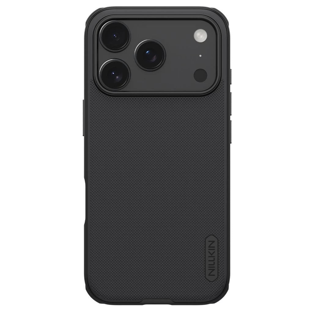 Nillkin Super Frosted PRO hátoldali tok az Apple iPhone 17 Pro készülékhez fekete