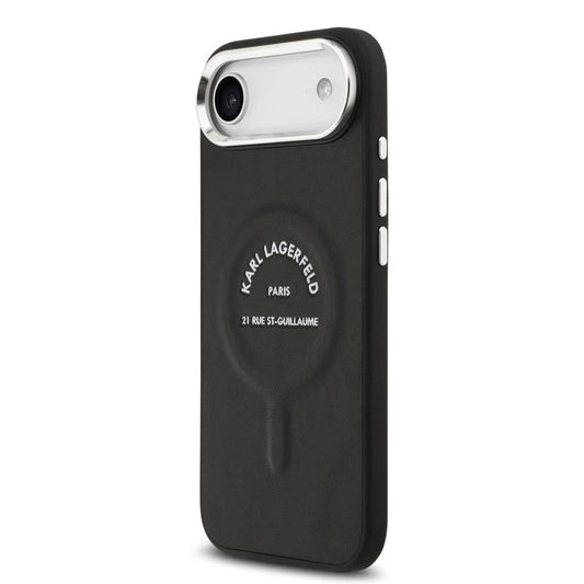 Karl Lagerfeld PU RSG Logo MagSafe tok iPhone 17 Air készülékhez fekete