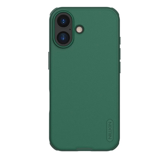 Nillkin Super Frosted PRO hátsó tok Apple iPhone 17 készülékhez sötét zöld