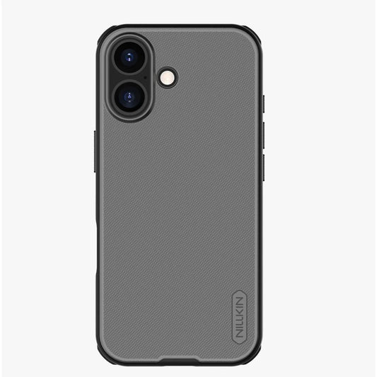 Nillkin Super Frosted PRO tok Apple iPhone 17 készülékhez átlátszó fekete