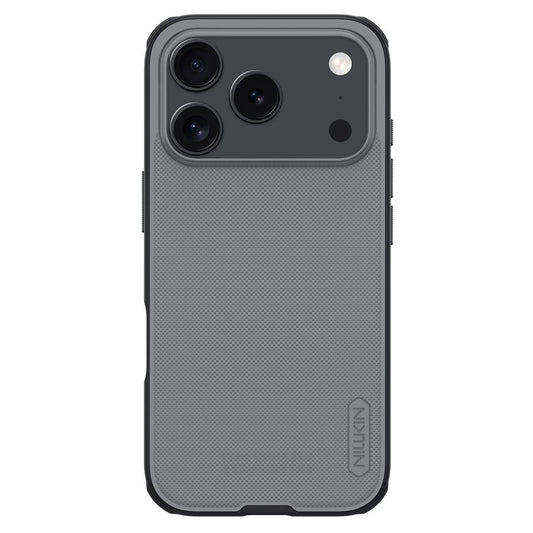 Nillkin Super Frosted PRO tok Apple iPhone 17 Pro készülékhez átlátszó fekete