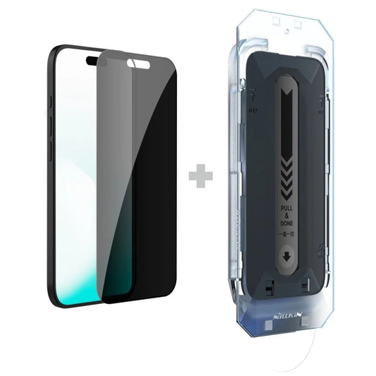 Nillkin edzett üveg kijelzővédő 0.25mm Guardian 2.5D Apple iPhone Air készülékhez fekete (applikátorral)