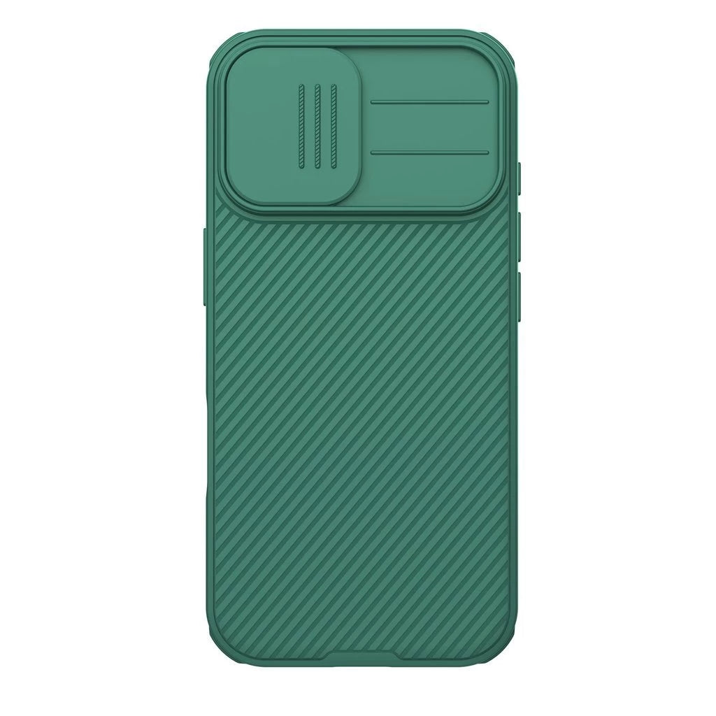 Nillkin CamShield PRO tok Apple iPhone 17 készülékhez sötét zöld