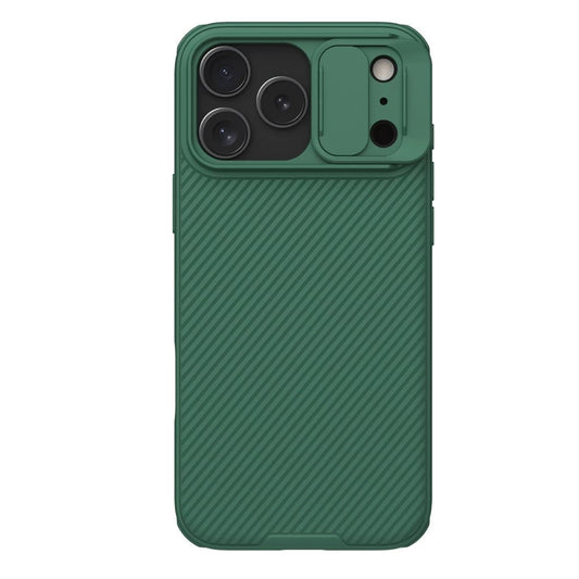 Nillkin CamShield PRO tok, Apple iPhone 17 Pro Max készülékhez, sötét zöld