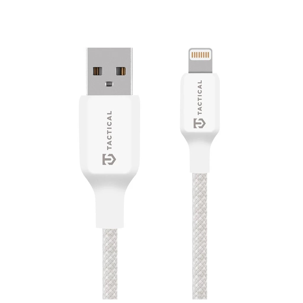 Tactical Stitch Thread kábel USB-A/Lightning 2m fehér