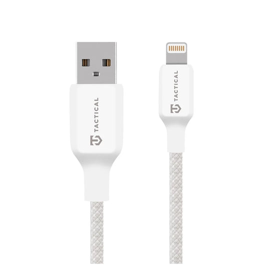 Tactical Stitch Thread kábel USB-A/Lightning 2m fehér