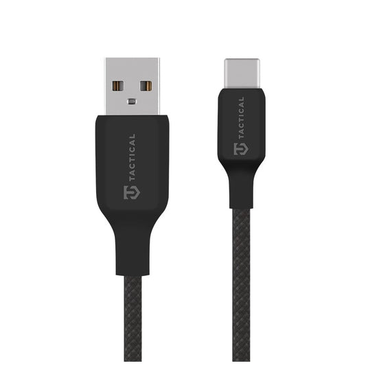 Tactical Stitch Thread Kábel USB-A/USB-C 2m fekete
