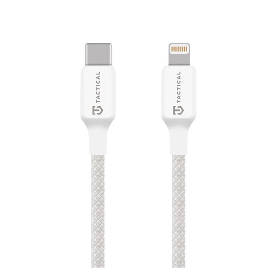 Tactical Stitch Thread Kábel USB-C/Lightning 2m fehér