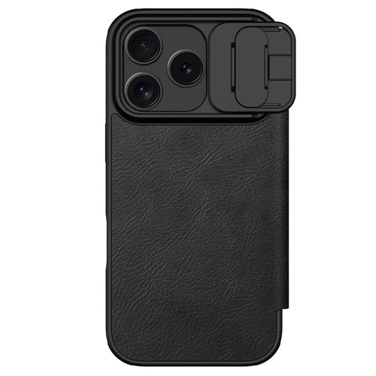 Nillkin Qin Book PRO tok Apple iPhone 17 Pro készülékhez fekete