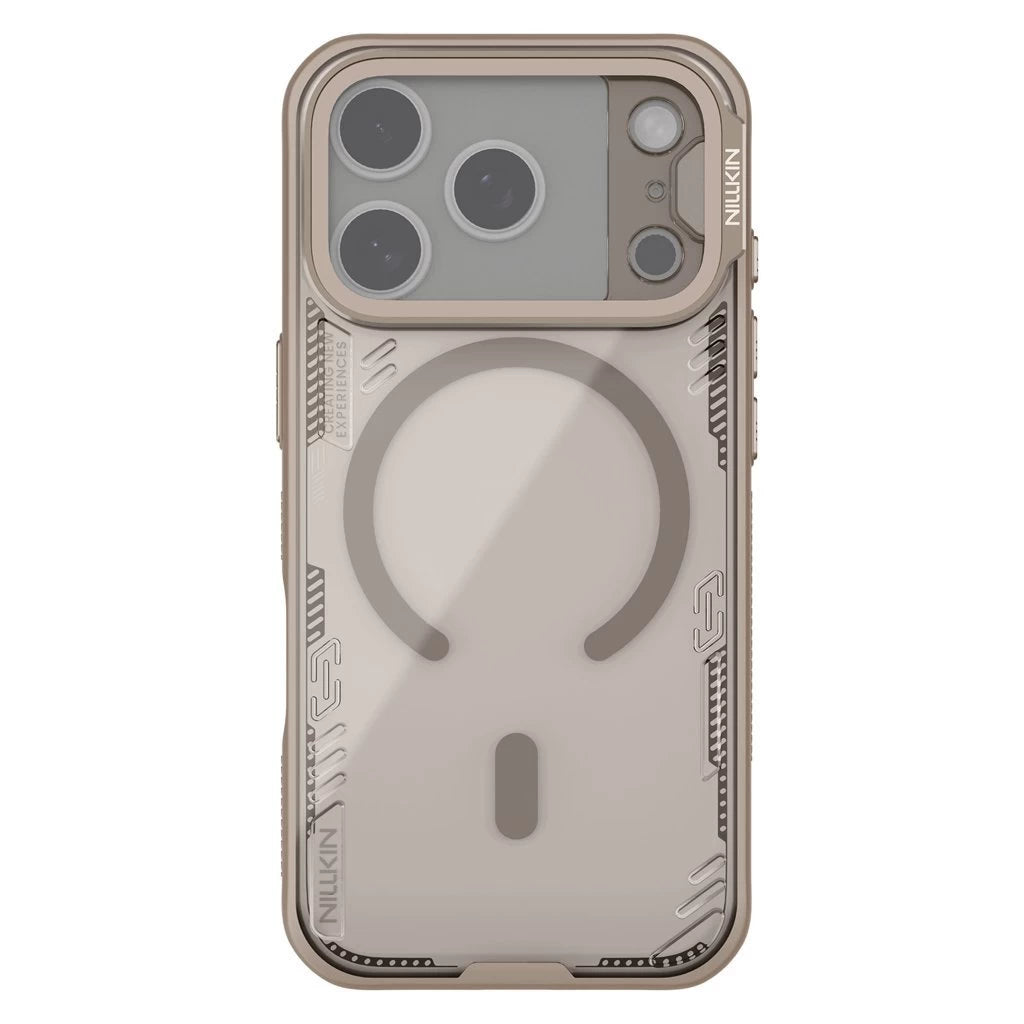 Nillkin Iceblade Prop mágneses tok Apple iPhone 17 Pro készülékhez dűnebarna