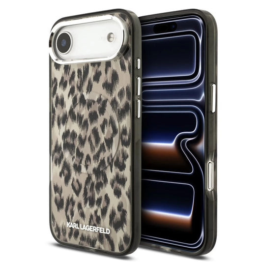 Karl Lagerfeld IML Leopard MagSafe tok iPhone Air készülékhez barna