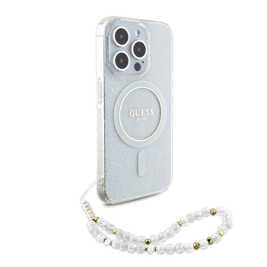 Guess tok átlátszó GUHMP15XHGCRELST Apple iPhone 15 Pro Max készülékhez – iPhone 15 Pro Max tok a Guess kínálatából | Domshop