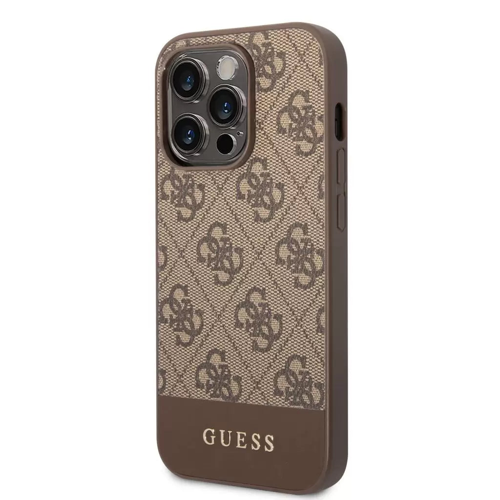 Guess tok barna GUHCP14LG4GLBR Apple iPhone 14 Pro készülékhez – iPhone 14 Pro tok a Guess kínálatából | Domshop
